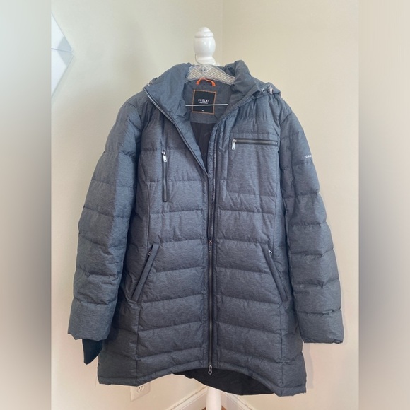 Orolay Women's Quilted Down Filled Mid Length Overcoat Darkgrey SZ XXL - Picture 3 of 10